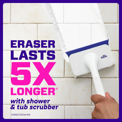 Mr. Clean Magic Eraser Shower & Tub Scrubber Starter Kit, Lemon - view 6
