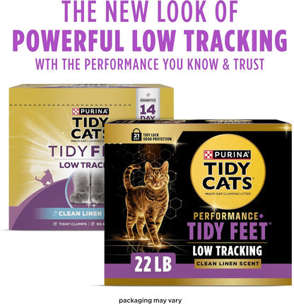 Purina Tidy Cats Performance Plus Tidy Feet Cat Litter, Scented, 22 lb Box - view 2