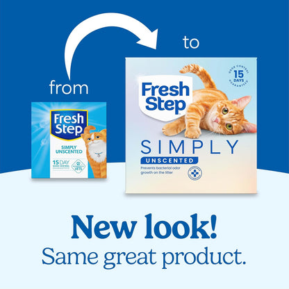 Fresh Step Odor Shield Unscented Multi Cat Clumping Litter, 14 lb - view 2