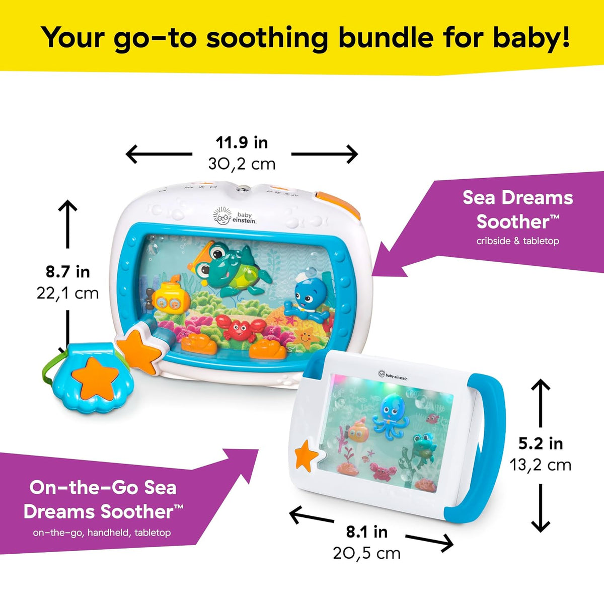 Baby Einstein Sea Dreams Soother Set, Crib and Handheld Sound Machines — alternate product view
