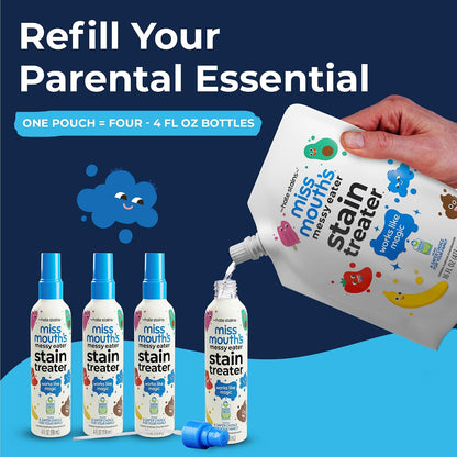 Miss Mouth's Messy Eater Laundry Stain Remover Refill, 16 oz Pouch - view 2