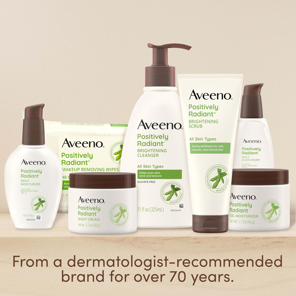 Aveeno Positively Radiant Exfoliating Daily Facial Scrub, 2 oz - view 5
