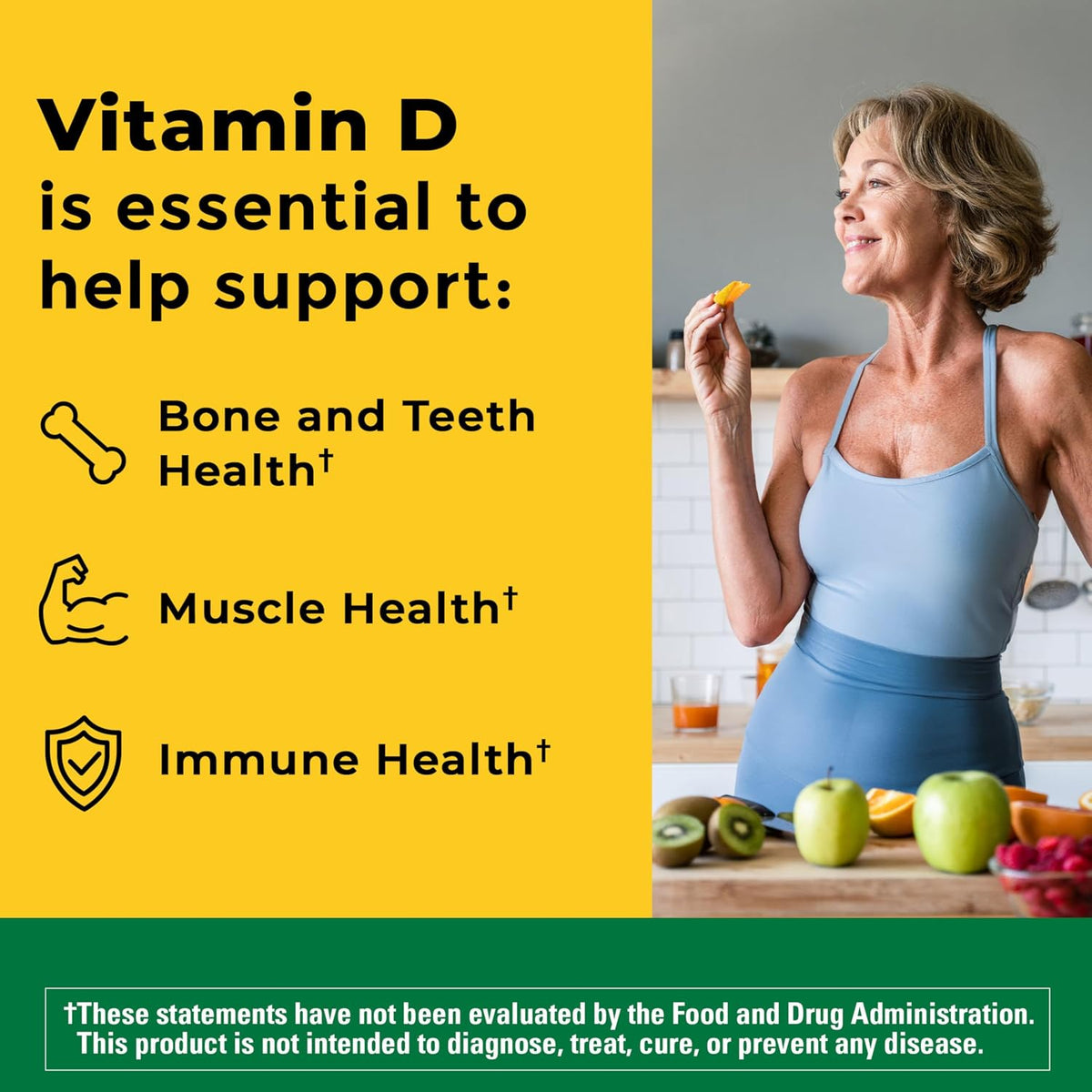 Nature Made Vitamin D3 2000 IU (50 mcg), 250 Softgels — alternate product view