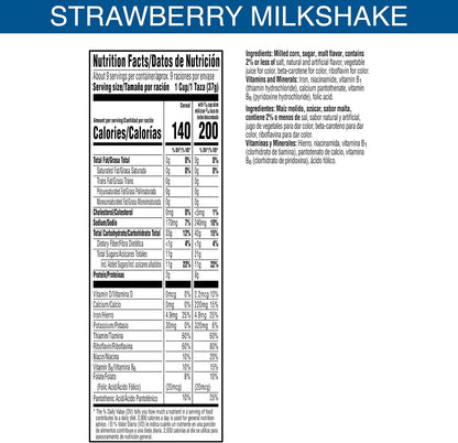 Kellogg's Frosted Flakes Strawberry Milkshake Cereal 11.6 oz (328g) - view 2