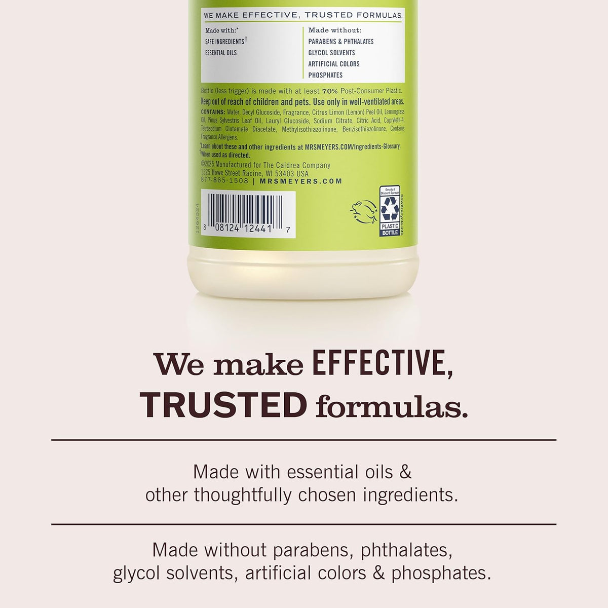 Mrs. Meyer's Clean Day Multi-Surface Everyday Cleaner Lemon Verbena 16 fl oz - view 5