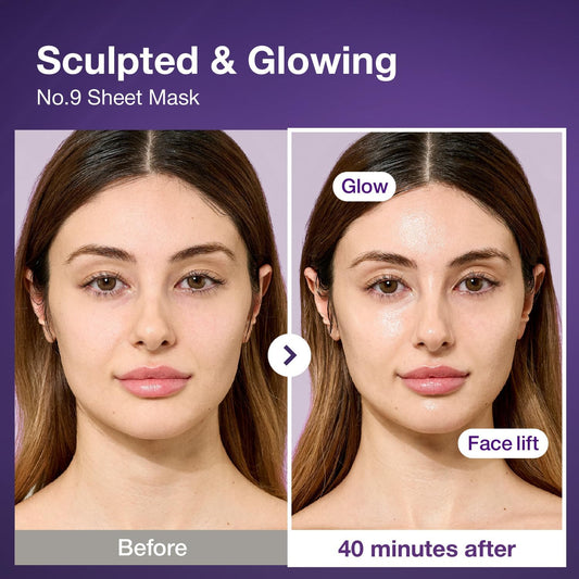 Numbuzin No.9 NAD+ & Collagen Firming Sheet Masks, 4 Masks + Lifting Band - view 2
