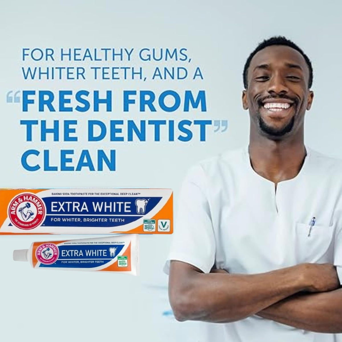 Arm & Hammer Extra White Baking Soda Toothpaste, 12 x 125 g - view 5