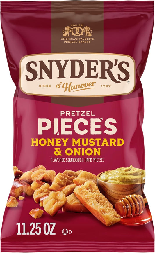 Snyder's of Hanover Honey Mustard and Onion Pretzel Pieces 11.25 oz