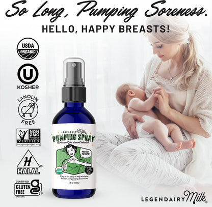 Legendairy Milk Organic Pumping Spray, Lanolin-Free, 4 oz - view 6