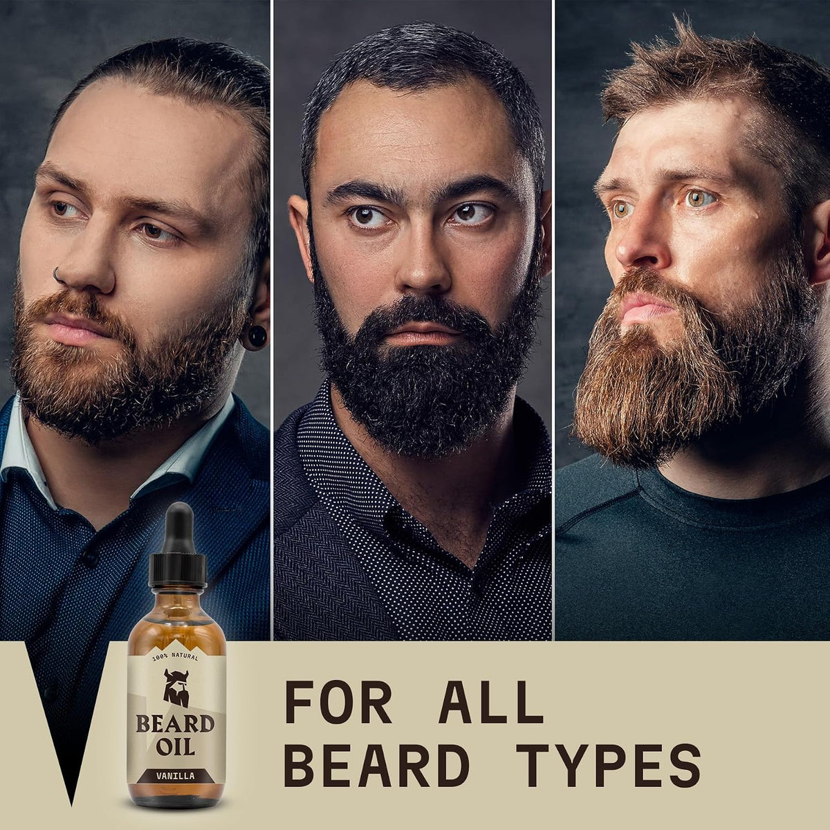 Striking Viking Beard Oil for Men, Vanilla, 2 fl oz (60 ml) - view 6