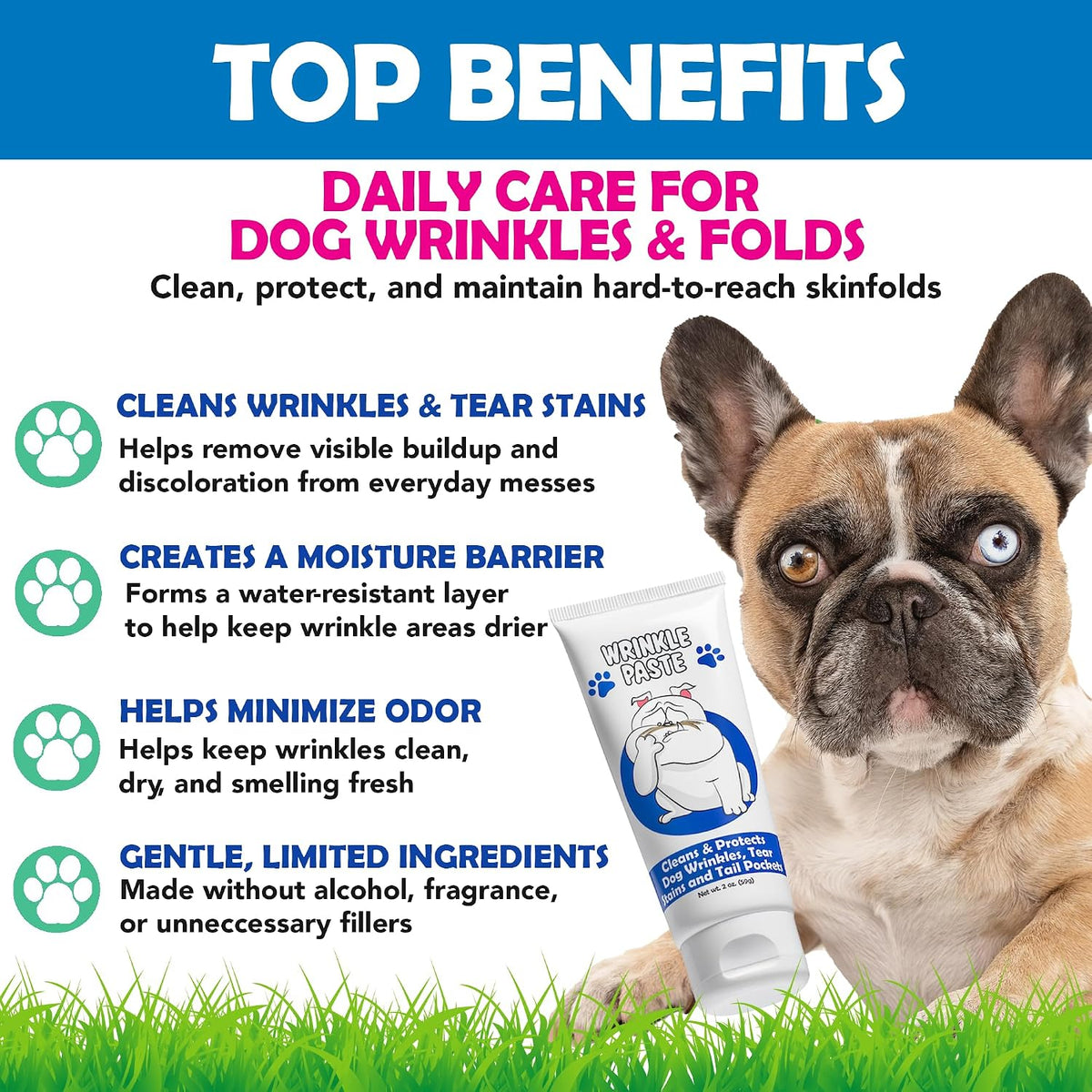 Squishface Wrinkle Paste for Bulldogs and Pugs 2 oz - view 2