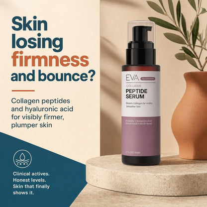 Eva Naturals Collagen Multi Peptide Face Serum with Copper Peptides 2 oz - view 3