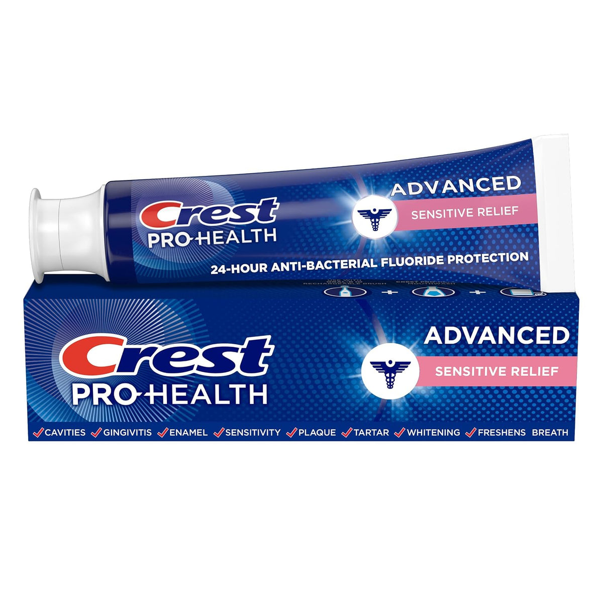 Crest Pro-Health Advanced Sensitive and Enamel Shield Toothpaste 5.1 oz — product view