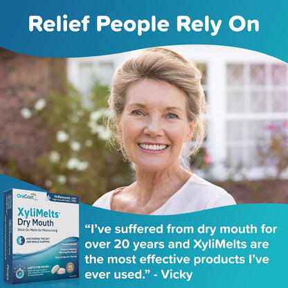 XyliMelts Dry Mouth Relief Discs, Flavour Free, 40 Count - view 6