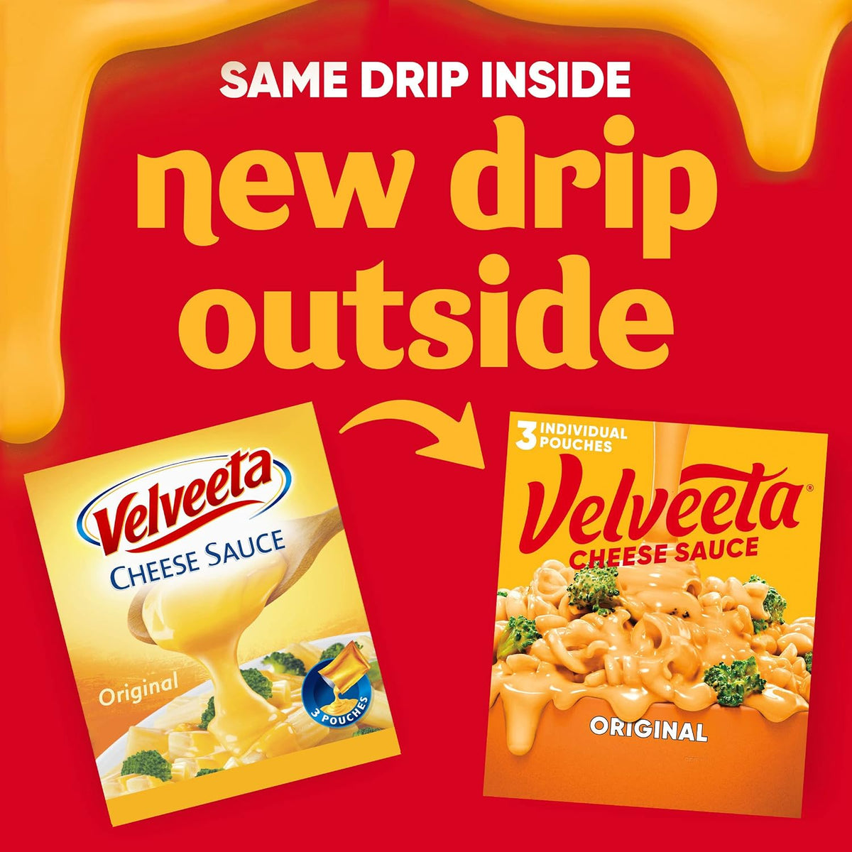 Velveeta Original Cheese Sauce Pouches, 3 x 4 oz (112 g) - view 4