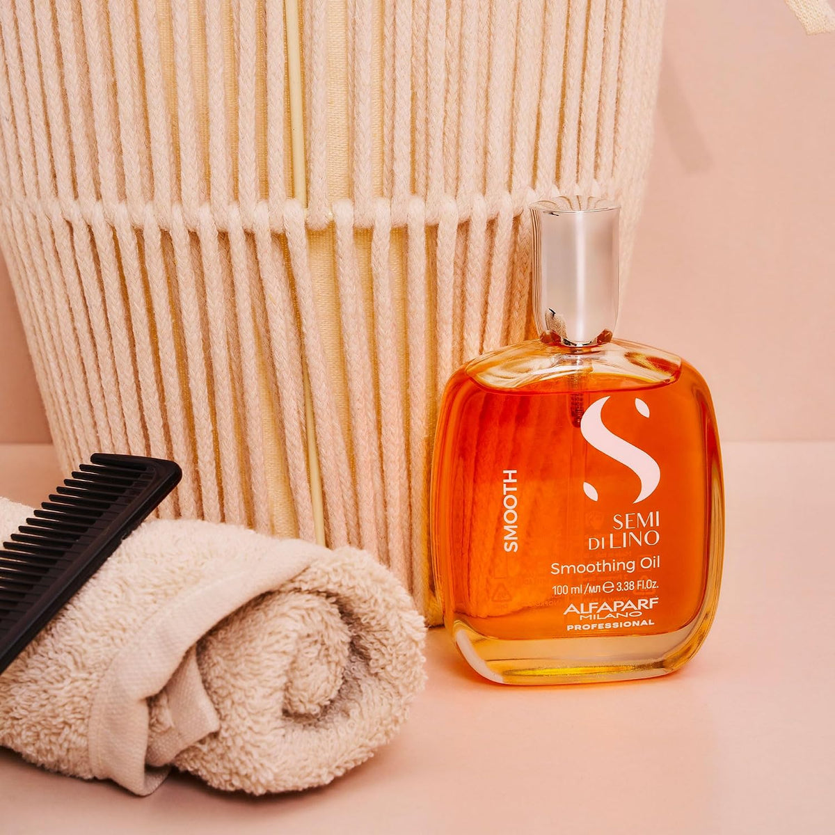 Alfaparf Milano Semi di Lino Smoothing Oil 3.3 oz - view 4
