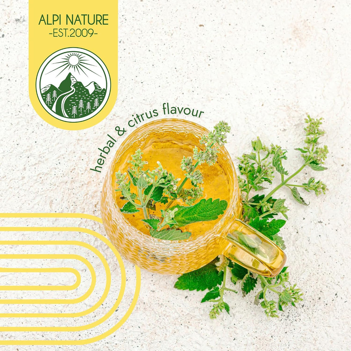Alpi Nature Organic Lemon Balm Tea 120 Bags (6 x 20) - view 6