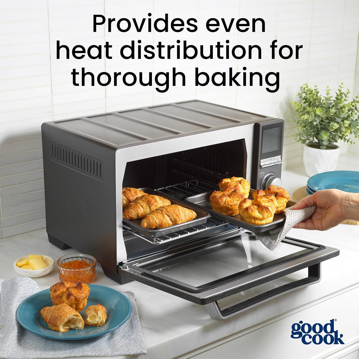 GoodCook Toaster Oven Mini Baking Sheets, Set of 2, 9 x 6.2 Inch - view 5