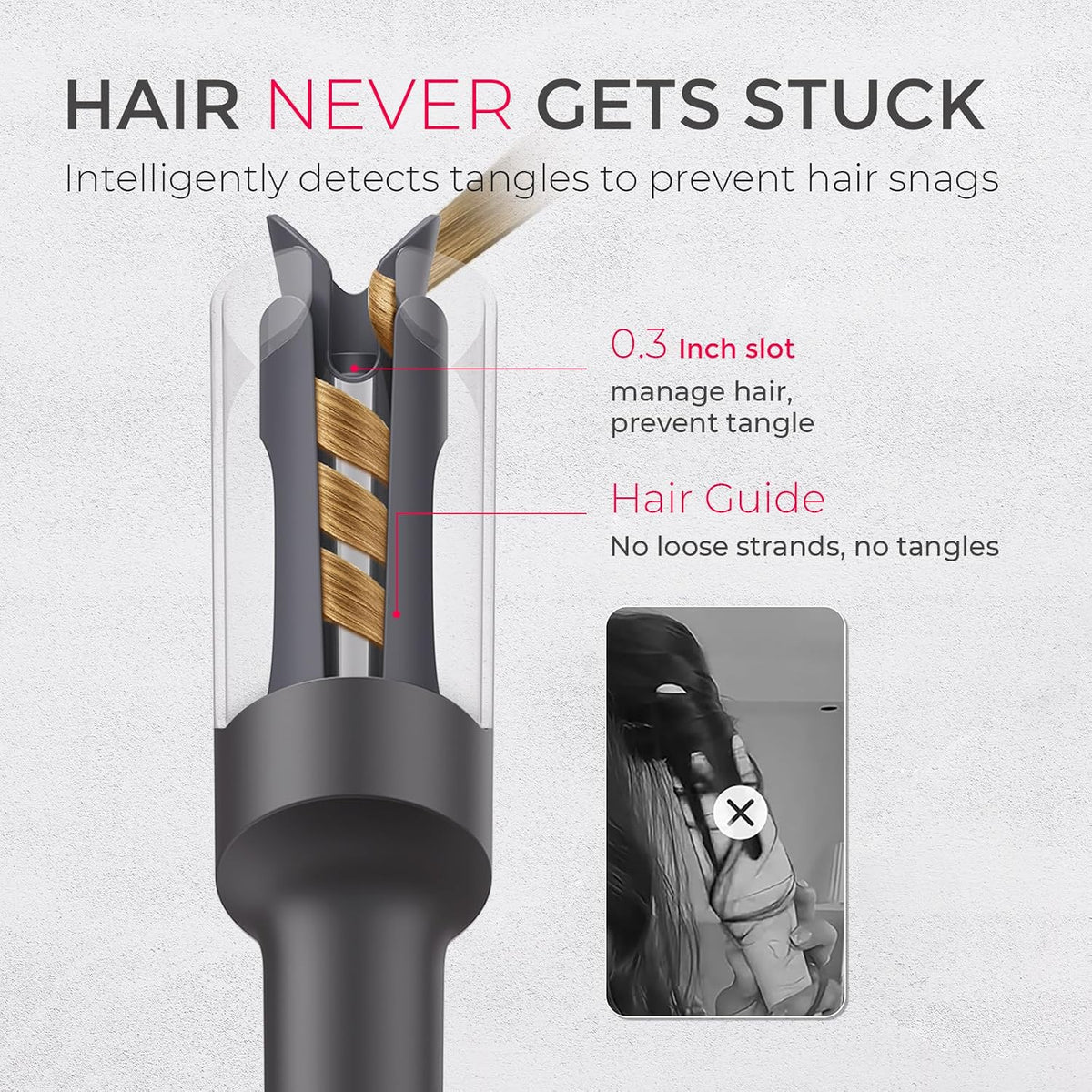TYMO CURLPRO Automatic Rotating Curling Iron 1 Inch (HC503) - view 5