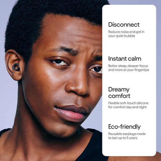 Loop Quiet 2 Reusable Silicone Ear Plugs for Sleep - view 2