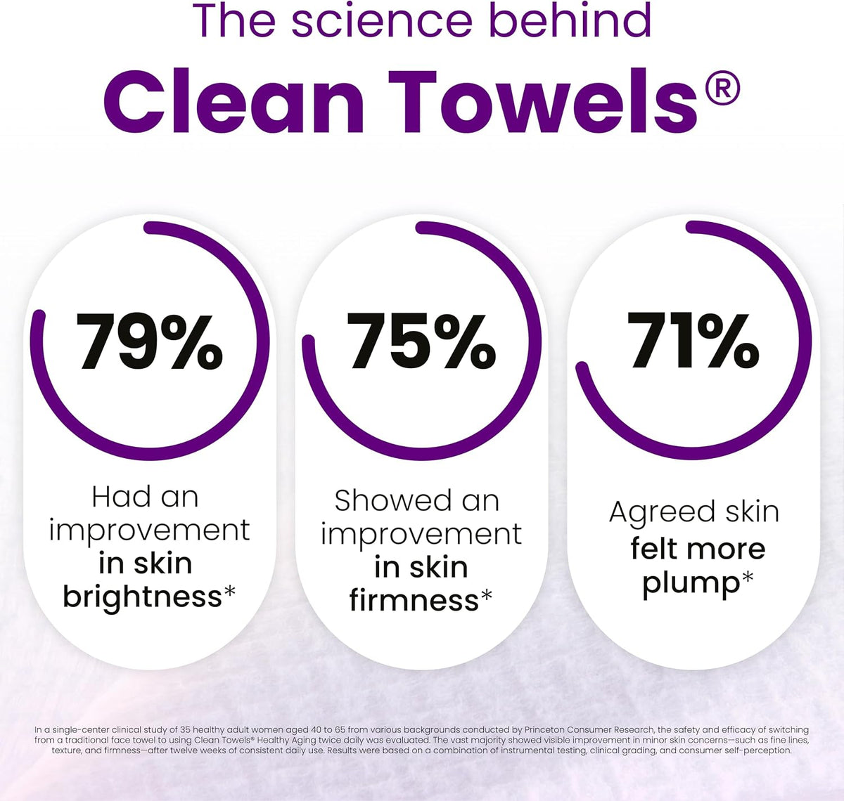 Clean Skin Club Clean Towels XL Disposable Face Towels, 50 Count - view 2