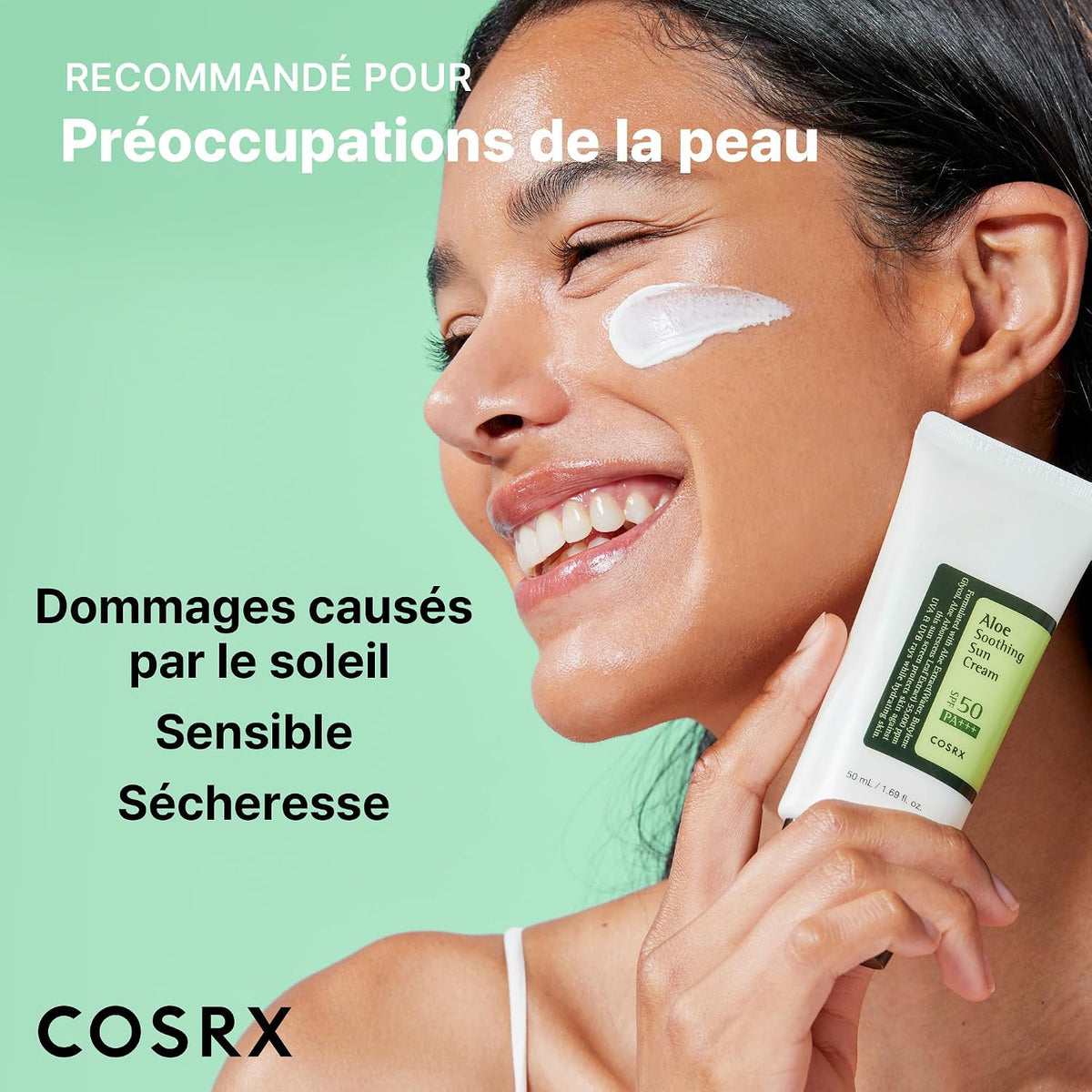 COSRX Aloe Soothing Sun Cream SPF 50+ PA+++ 50ml - view 5