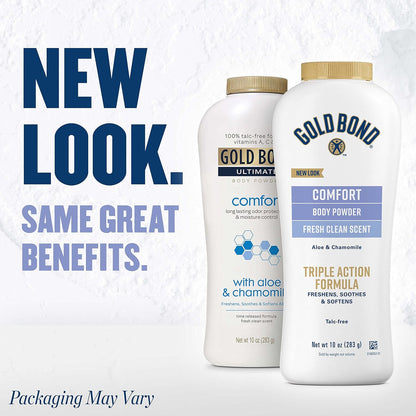 Gold Bond Comfort Talc-Free Body Powder, Aloe & Chamomile, 10 oz, Pack of 2 - view 2