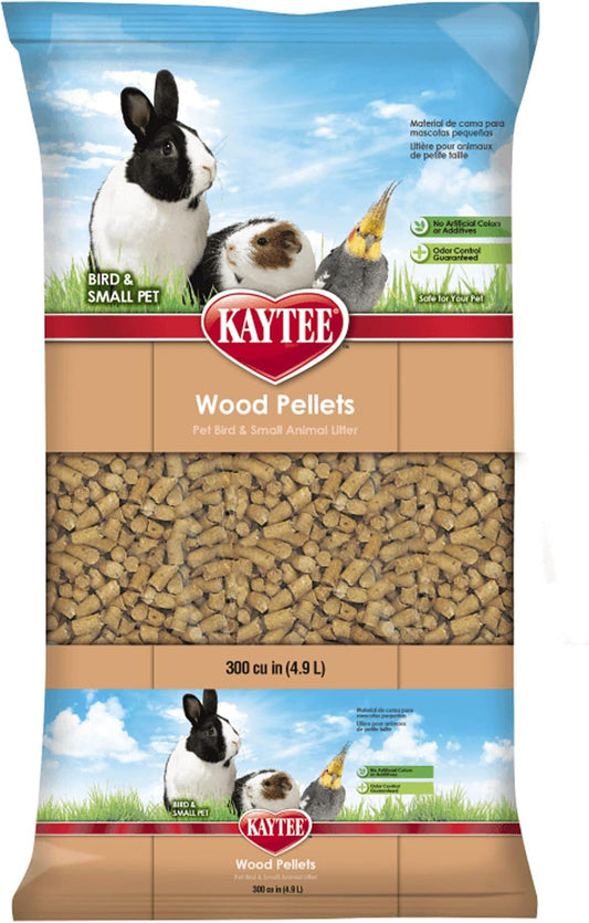 Kaytee Wood Pellets Bird and Small Animal Litter, 8 lb Bag