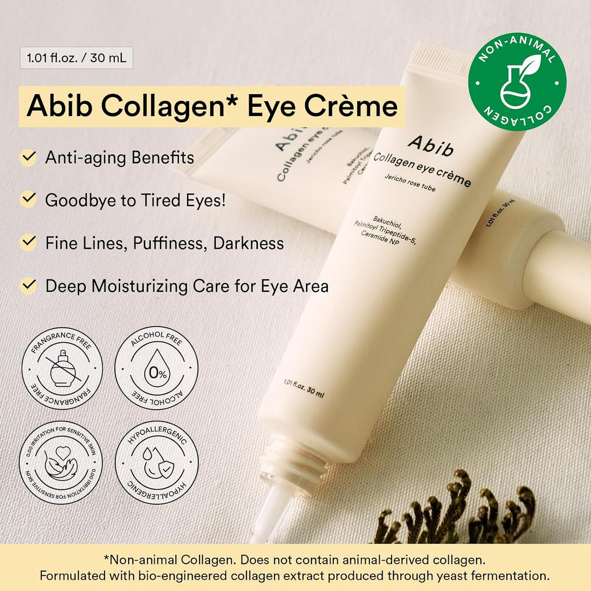 Abib Collagen Eye Creme Jericho Rose Tube - view 3