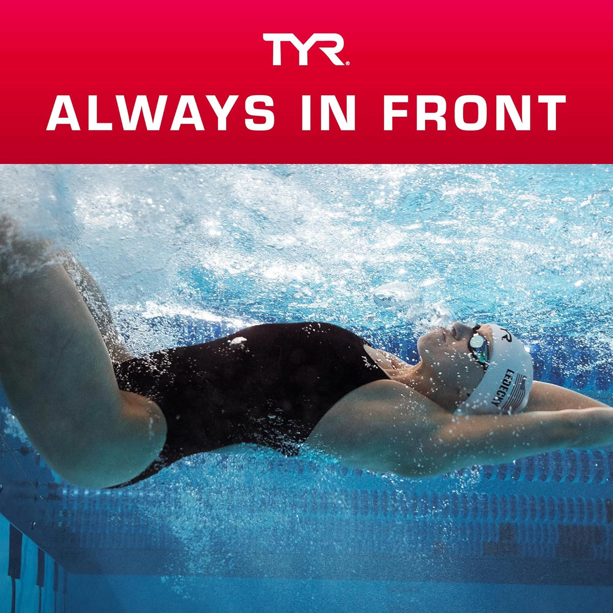 TYR Adult Latex Swim Cap, Unisex - view 6