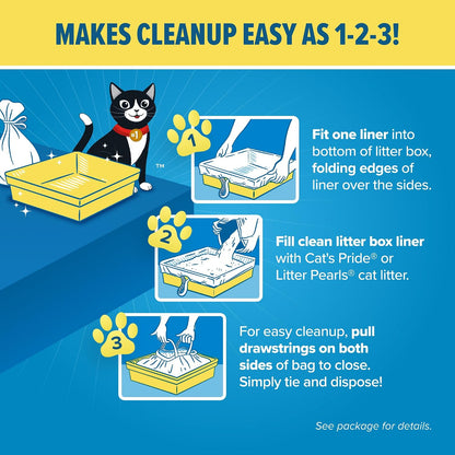 Jonny Cat Heavy Duty Litter Box Liners, Jumbo, 15 Count - view 6