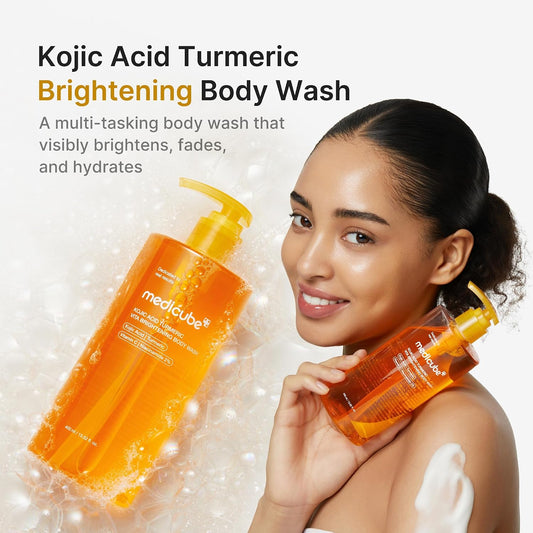 medicube Kojic Acid Turmeric Brightening Body Wash, 13.52 fl oz - view 2