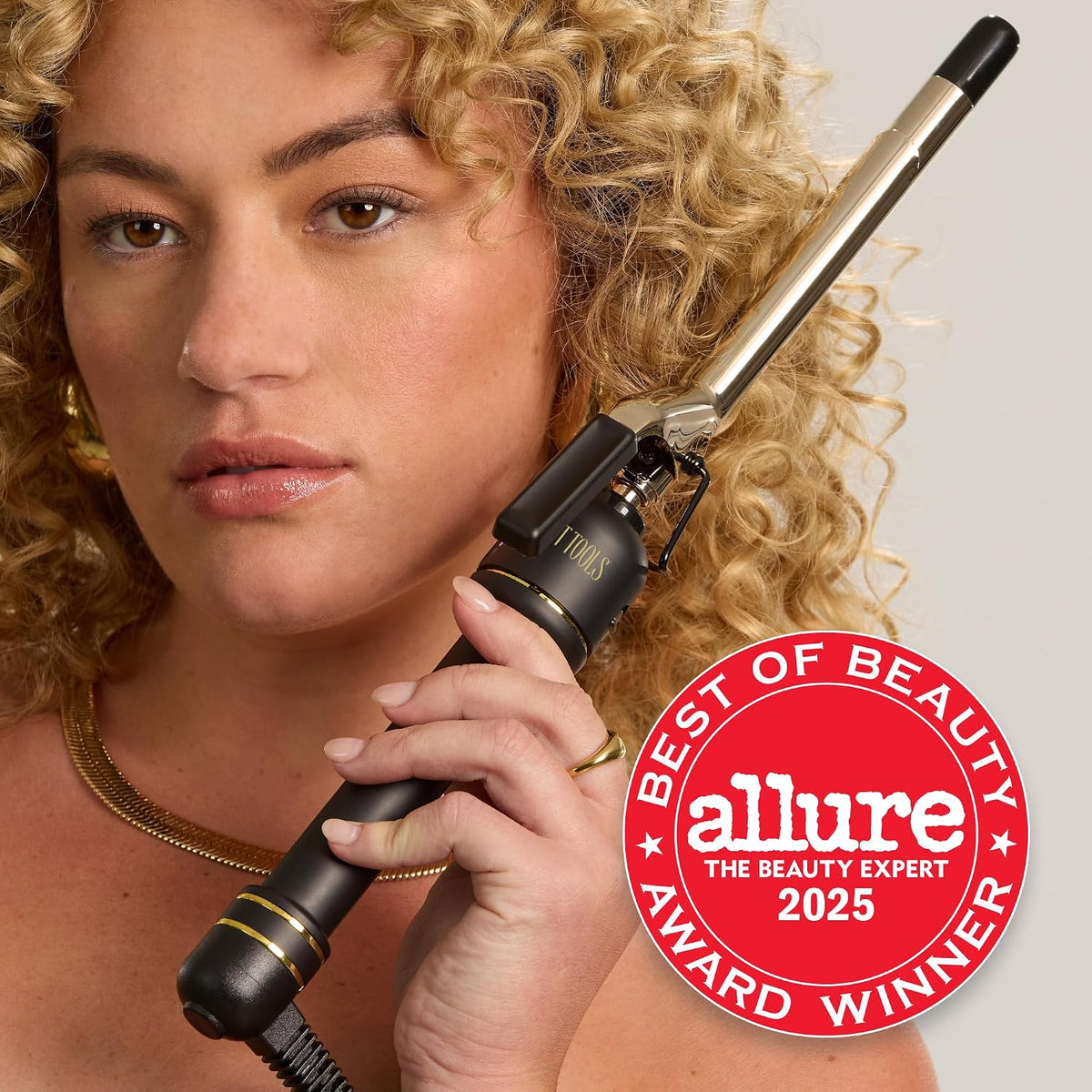 Hot Tools Professional 24K Gold 1.5 Inch Extended Barrel Curling Iron - view 3