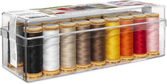 Gütermann 26 Spool Cotton Thread Box Set, Assorted Colours