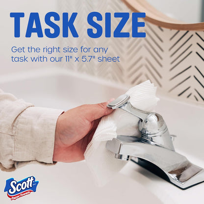 Scott Task Size Paper Towels, 30 Family Double Rolls, 119 Sheets per Roll - view 4