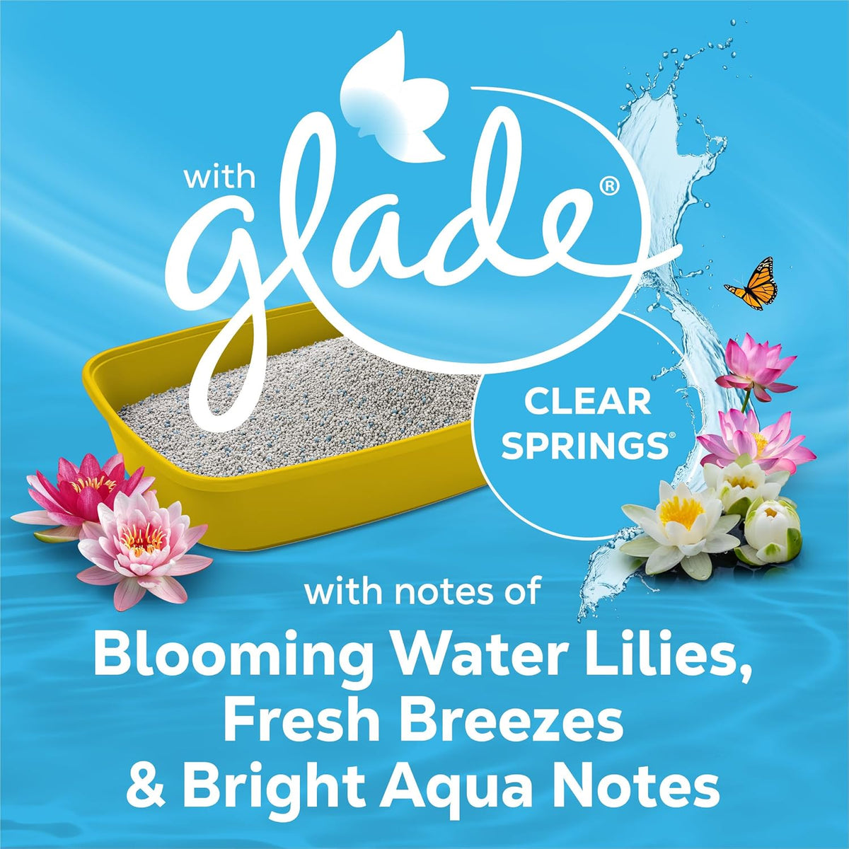 Purina Tidy Cats Clumping Cat Litter, Glade Clear Springs, 16 lb - view 4
