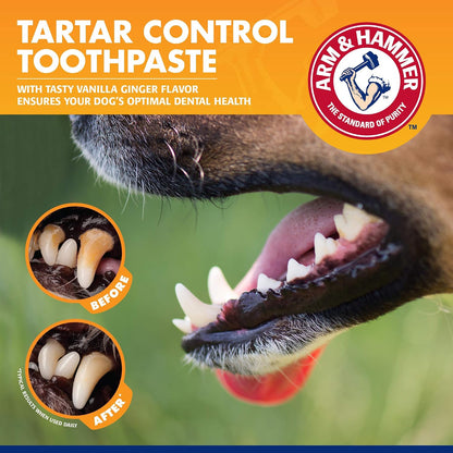 Arm & Hammer for Pets Tartar Control Puppy Dental Training Kit, Vanilla Ginger - view 3