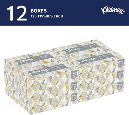 Kleenex Professional Facial Tissue, 12 Boxes of 125 Tissues (03076) - view 2
