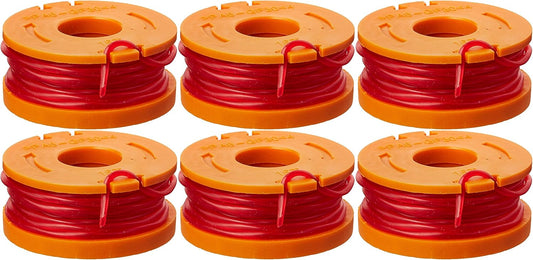 WORX WA0010 Replacement Spool & Line, Pack of 6