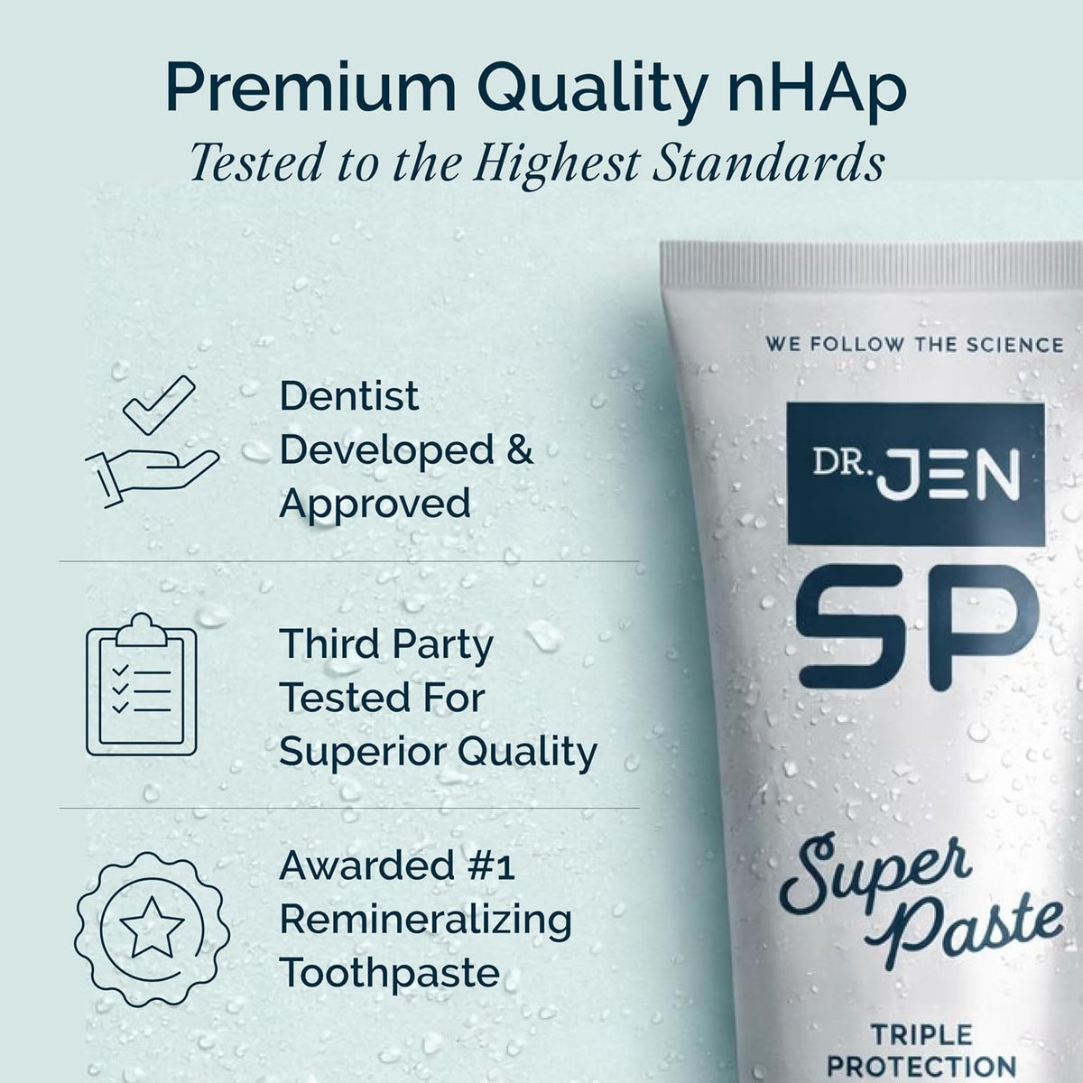Dr. Jen Super Paste Toothpaste with 10% Nano Hydroxyapatite - view 4