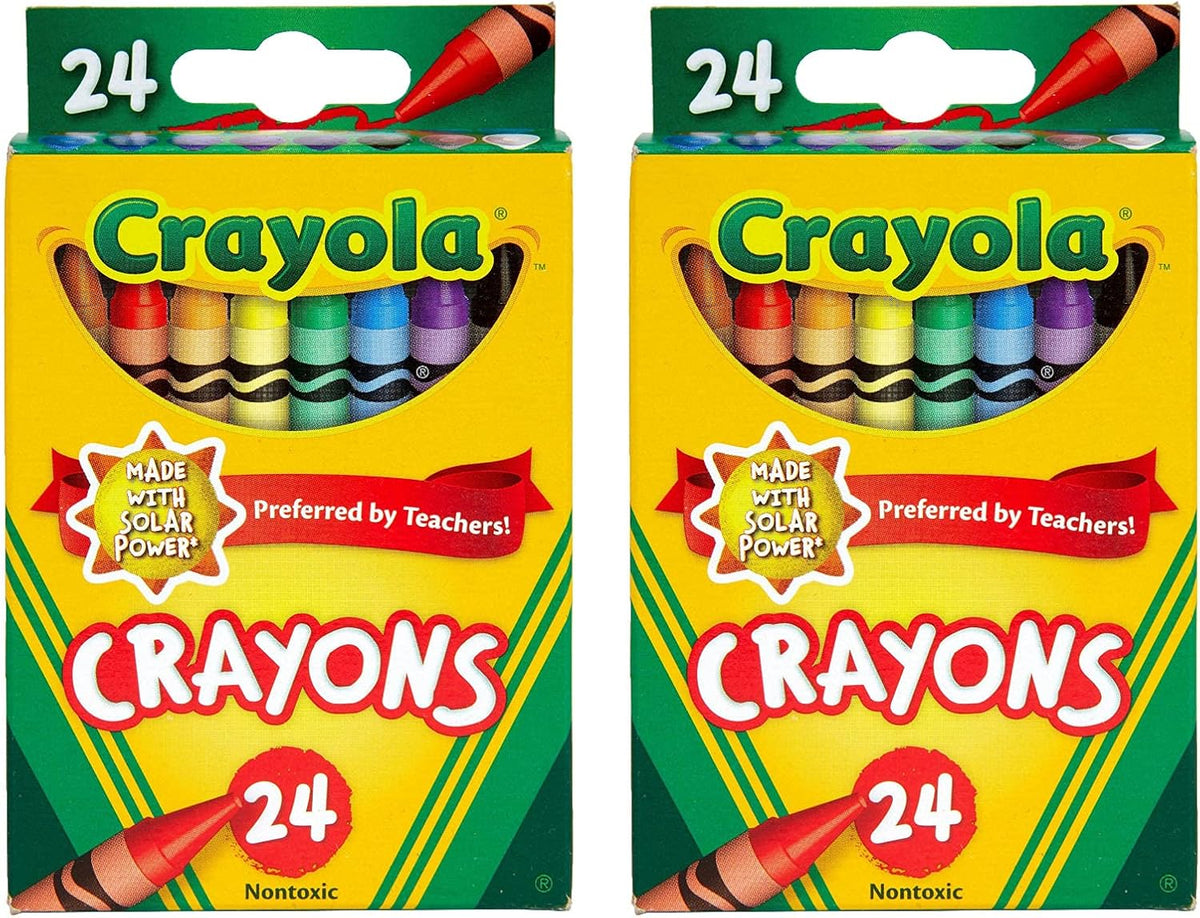 Crayola Crayons, 24 Count, Pack of 2 — product view