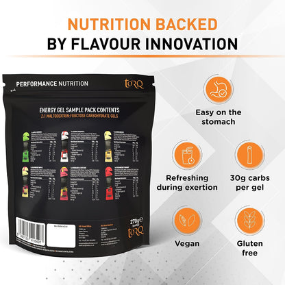 TORQ Energy Gel Variety Sampler Pack, 6 Gels - view 6
