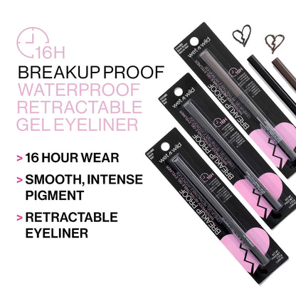 wet n wild Mega Last Breakup Proof Waterproof Retractable Gel Eyeliner, Charcoal - view 3