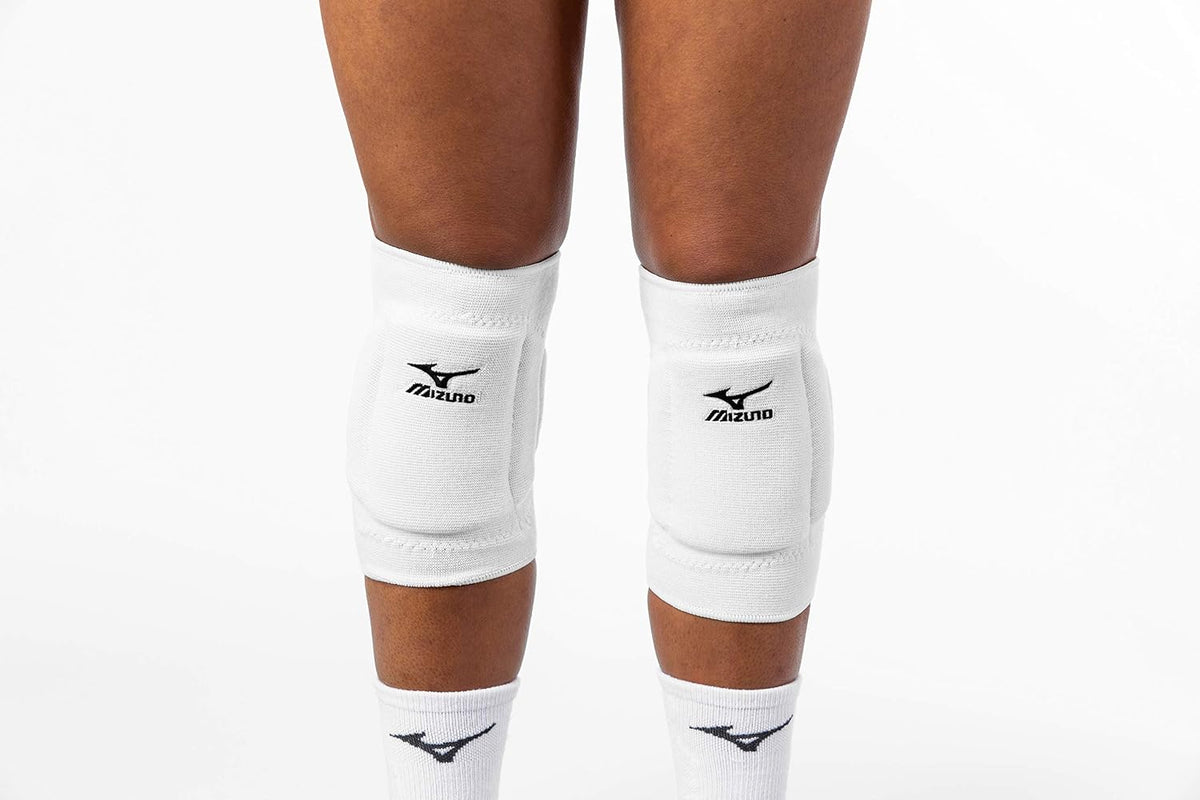 Mizuno T10 Plus Youth Volleyball Knee Pad, One Size, White - view 4