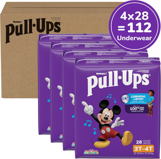 Pull-Ups Boys' Potty Training Pants, Size 3T-4T, 112 Count - view 2