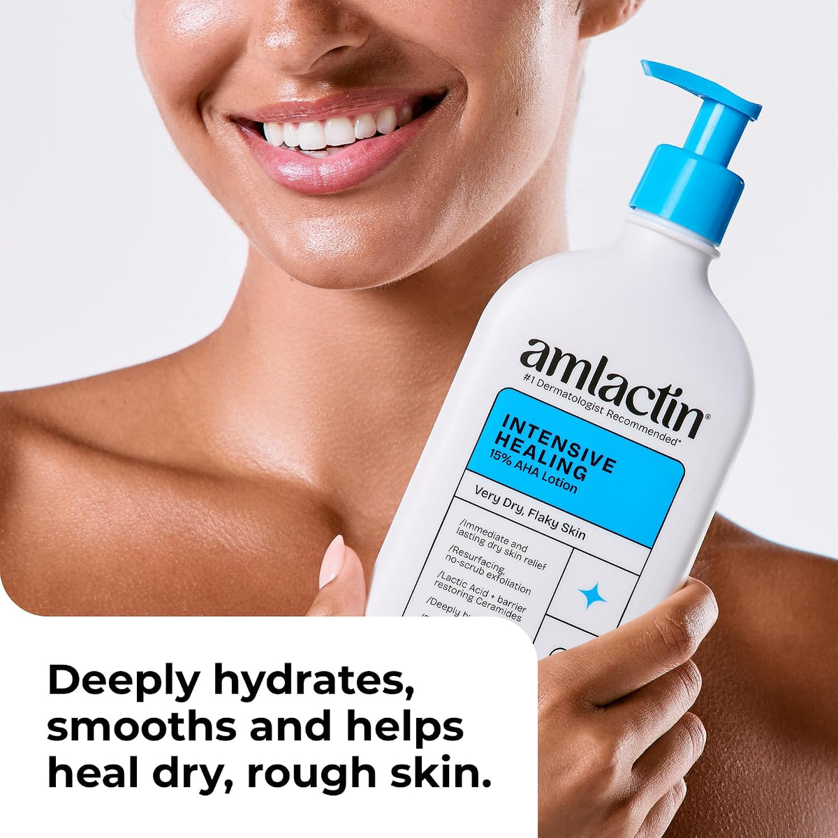 AmLactin Intensive Healing Body Lotion, 15% Lactic Acid, 224 g (7.9 oz) — alternate product view