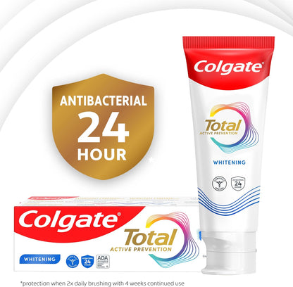 Colgate Total Whitening Fluoride Toothpaste 5.1 oz, Pack of 4 - view 5
