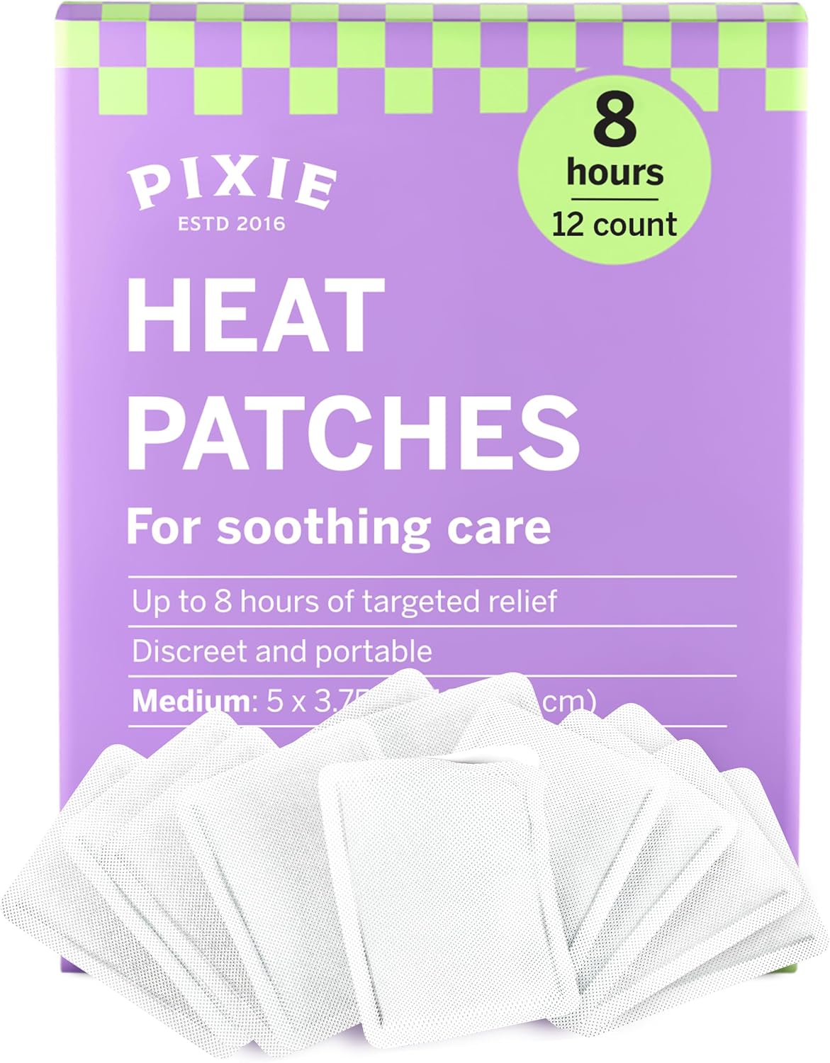 Pixie Disposable Heat Patches, Air-Activated Body Warmers, 12 Count — product view