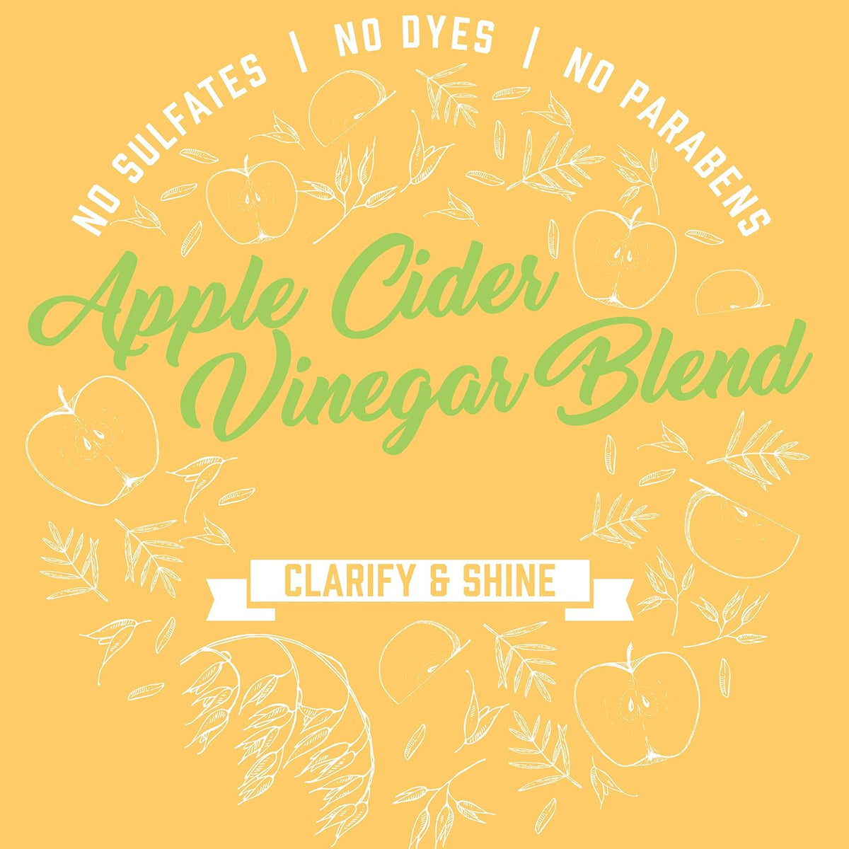 Aveeno Apple Cider Vinegar Clarifying In-Shower Hair Rinse, 6.8 fl oz - view 4
