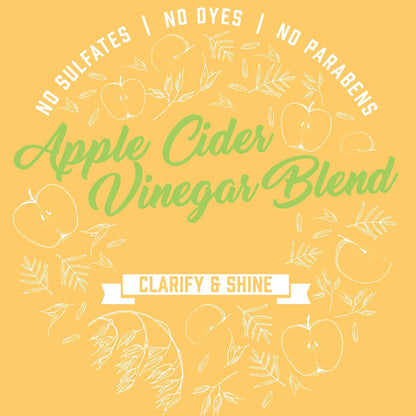 Aveeno Apple Cider Vinegar Clarifying In-Shower Hair Rinse, 6.8 fl oz - view 4